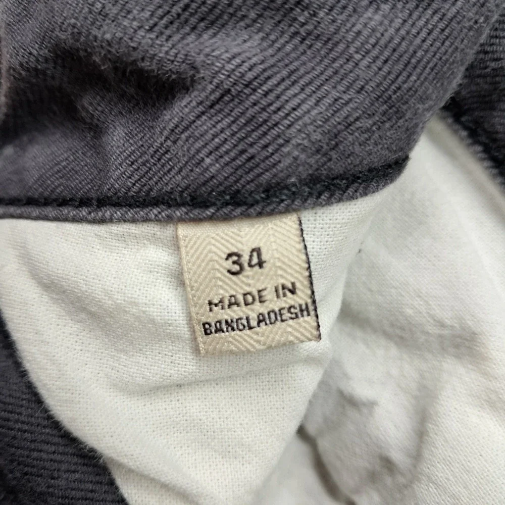 Jachs NY Mens Cargo Shorts Charcoal Grey Size 34 Cotton Utility Workwear‎ Shorts